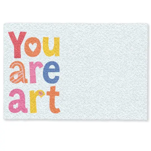 You are art - Kleurrijk - Grafisch Deurmat klein -zkaufland3d