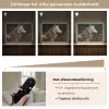 Wolf - Bloemen - Natuur Light Box met batterij (Wandlamp) middel -USP_dimbaarNL