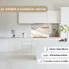 Golven - Abstract - Beige keuken achterwand 2 middel -sfeer4_ES