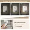 Bamboestammen - Water - Minimalistisch - Wit Light Box met kabel (Tafellamp) klein -USP_dimbaarNL