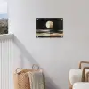 Maan - Cirkel - Goud tuinposter los doek klein -sfeer8