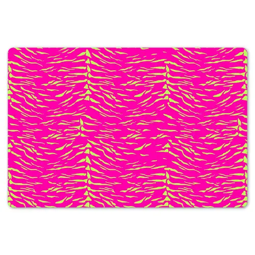 Neon - Groen - Roze - Tijger Placemat vinyl groot 368 -zzsfeer1_Kitchenyeah-website