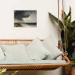 Kust - Golven - Rots - Storm tuinposter los doek klein -sfeer7