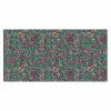 Spat - Abstract - Oranje - Groen Muismat XXL klein 681 -3d_leeg