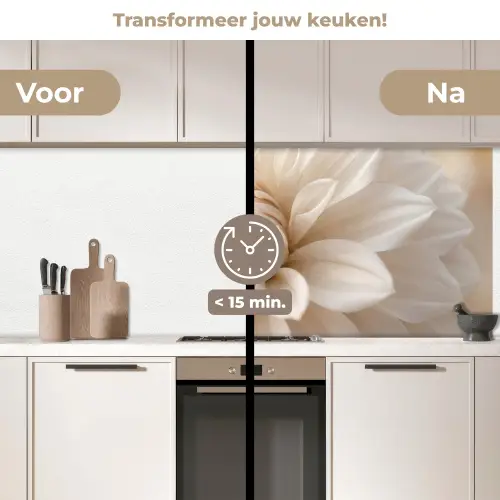 Bloem - Dahlia - Wit keuken achterwand 2 middel -voor-na2_NL