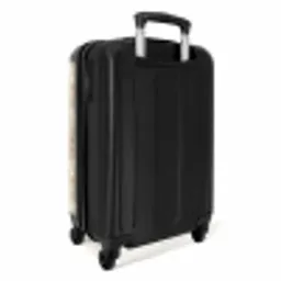 Lichtbeige - Onyx - Subtiel NBS - Handbagage koffer - Volwassenen Unisex middel -achterkant