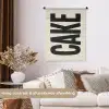 Beige - Japandi - Cake - Decoratie Wandkleed katoen klein -sfeer1