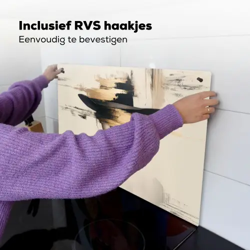 Vrouw - Hoed - Verf Inductie beschemer met haakjes klein -ky-ophangen-nl