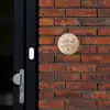 Holzmaserung - Elegant Naambord Rond klein -sfeer1-rond-XS