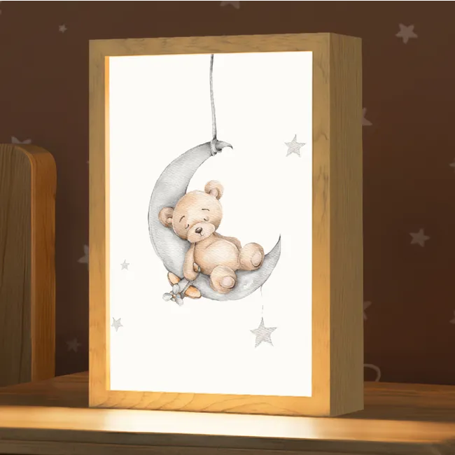Kids’ Night Light - Bear - Moon - Stars - Children