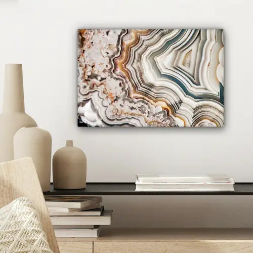 Edelsteen - Marmer - Natuur - Abstract canvas 2cm klein -sfeer6