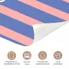 Try again - Strepen - Roze - Verticaal - Blauw deurposter klein -tcloseup_DE