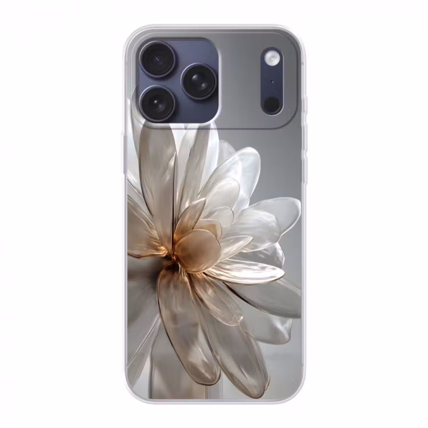 Handyhülle - Blume - Weiß - Neutral