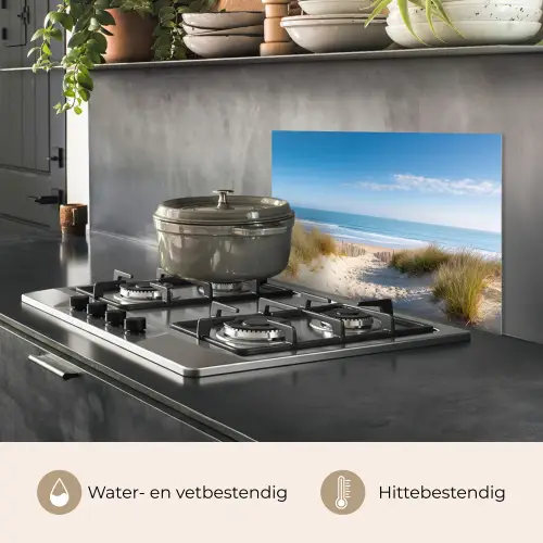 Strand - Zee - Duin - Zand - Zomer keuken achterwand spatscherm klein -usp_NL