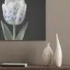 Tulp - Patroon - Blauw PET vilt klein -sfeer6_closeup