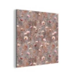 Bloemen - Wild - Pastel aluminium wit klein 46 -3d