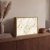 Marmer - Goud - Structuur Light Box met batterij (Wandlamp) middel 907 -sfeer2