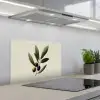 Olijftak - Donkergroen - Olijven keuken achterwand spatscherm klein -3d_schuin