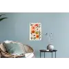 Veldbloemen - Stengels - Blaadjes - Groen Muursticker klein -plant