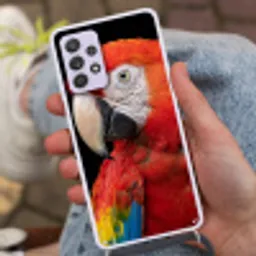 Ara - Portret - Rood Hoesje Samsung Galaxy A52 5G met koord klein -sfeer3
