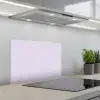 Lila - Stippen - Wit - Patroon keuken achterwand spatscherm klein 900 -3d_schuin