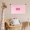 Bisou - Roze - Schaduw Wandkleed katoen klein -wsfeer5_kind