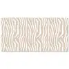 Abstract - Zebra - Beige Balkonbeschermer Duitsland klein 596 -zz_3d