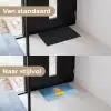 Badeend - Handdoek - Blauw Deurmat klein -voor-na_NL