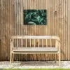 Jungle - Bladeren - Tropisch - Planten - Natuur Tuinposter op houten frame 2 cm dik klein -sfeer4