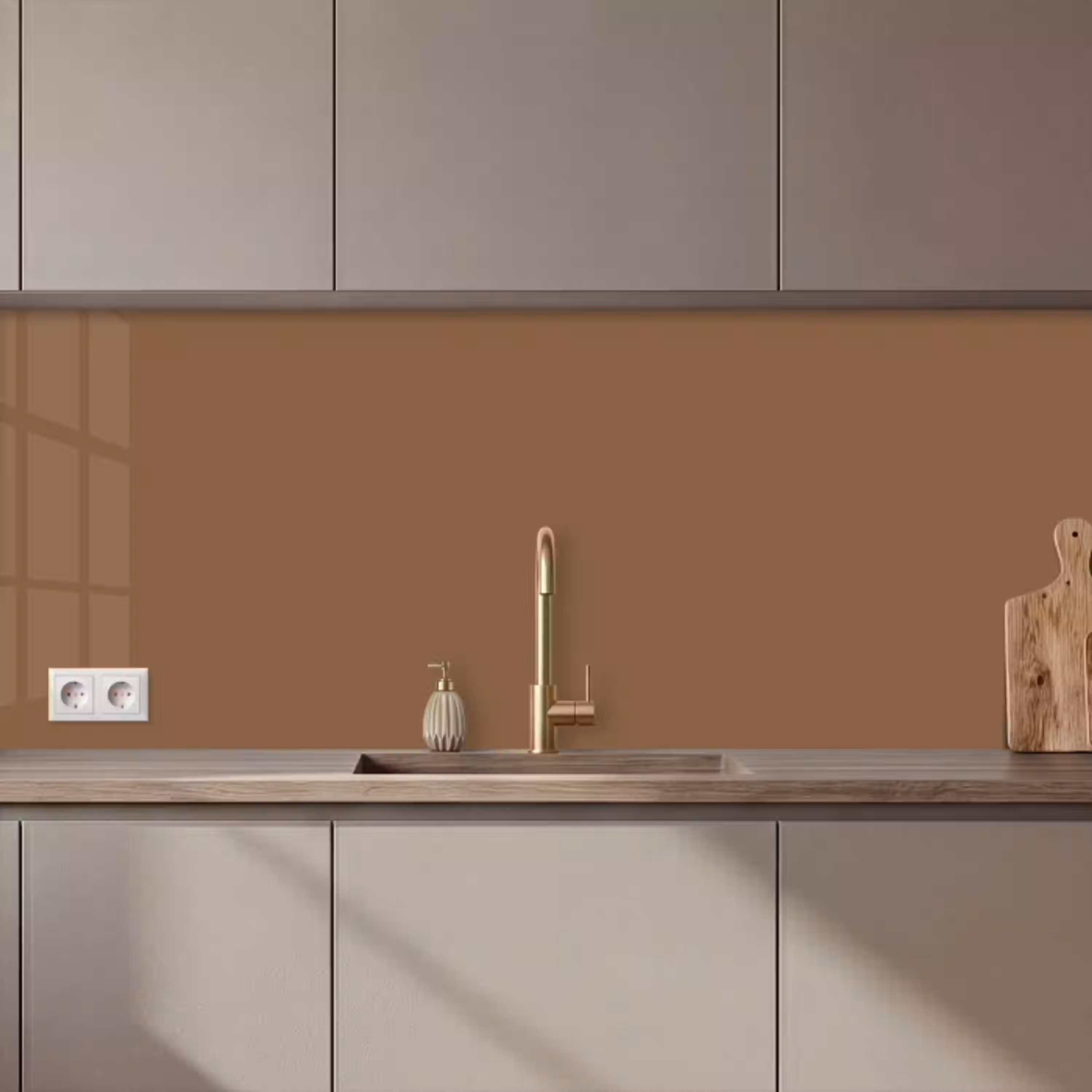 Soft - Walnut - Bruin keuken achterwand 2 middel 871 zz_3dshopping