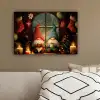 Gnooms - Kerst - Raam - Kleurrijk canvas 2cm klein -sfeer3