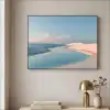 Duinen - Waterplas - Oneindige rust Textielframe zwart klein -sfeer2