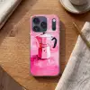 Roze - Verf - Coffee Telefoonhoesje iPhone 17 Pro klein -sfeer1