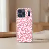 Koraal - Patroon - Roze - Wit - Minimalistisch Telefoonhoesje iPhone 17 Pro klein -sfeer2