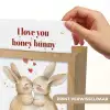 Liefde - Rood - konijn Light Box met kabel (Wandlamp) klein -USP_websiteprintNL