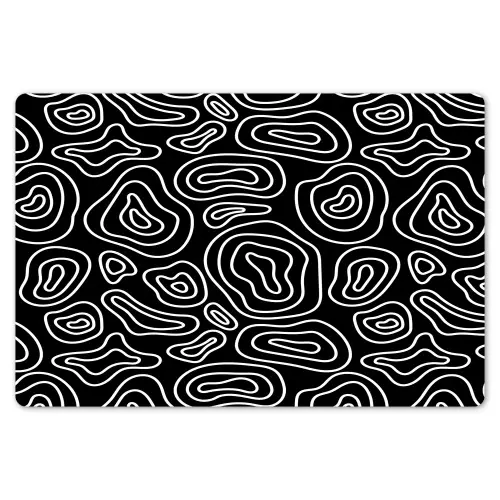 Lijnen - Patronen - Vloeiend - Bogen Placemat vinyl groot 368 -zzsfeer1_Kitchenyeah-website