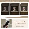 Kok - Rood - Kip Light Box met batterij (Wandlamp) middel -USP_dimbaarNL