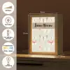 Patroon - Vlinders - Sierlijk - Bloemen Light Box met kabel (Kinderlampje) klein -USP_NL