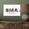 Oma - Lettercollage plexiglas 5mm klein -sfeer3