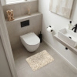 Luipaard - Klassiek - Beige Badmat klein 997 -sfeer4