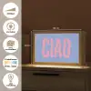 Ciao - Roze - Blauw - Golvend Light Box met kabel (Tafellamp) klein -USP_websiteoverzichtNL