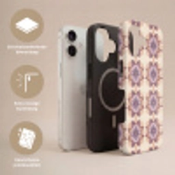 Klassiek - Patroon - Paars Toughcase MagSafe Apple iPhone 17 klein 1017 -USP_Lagen_NL