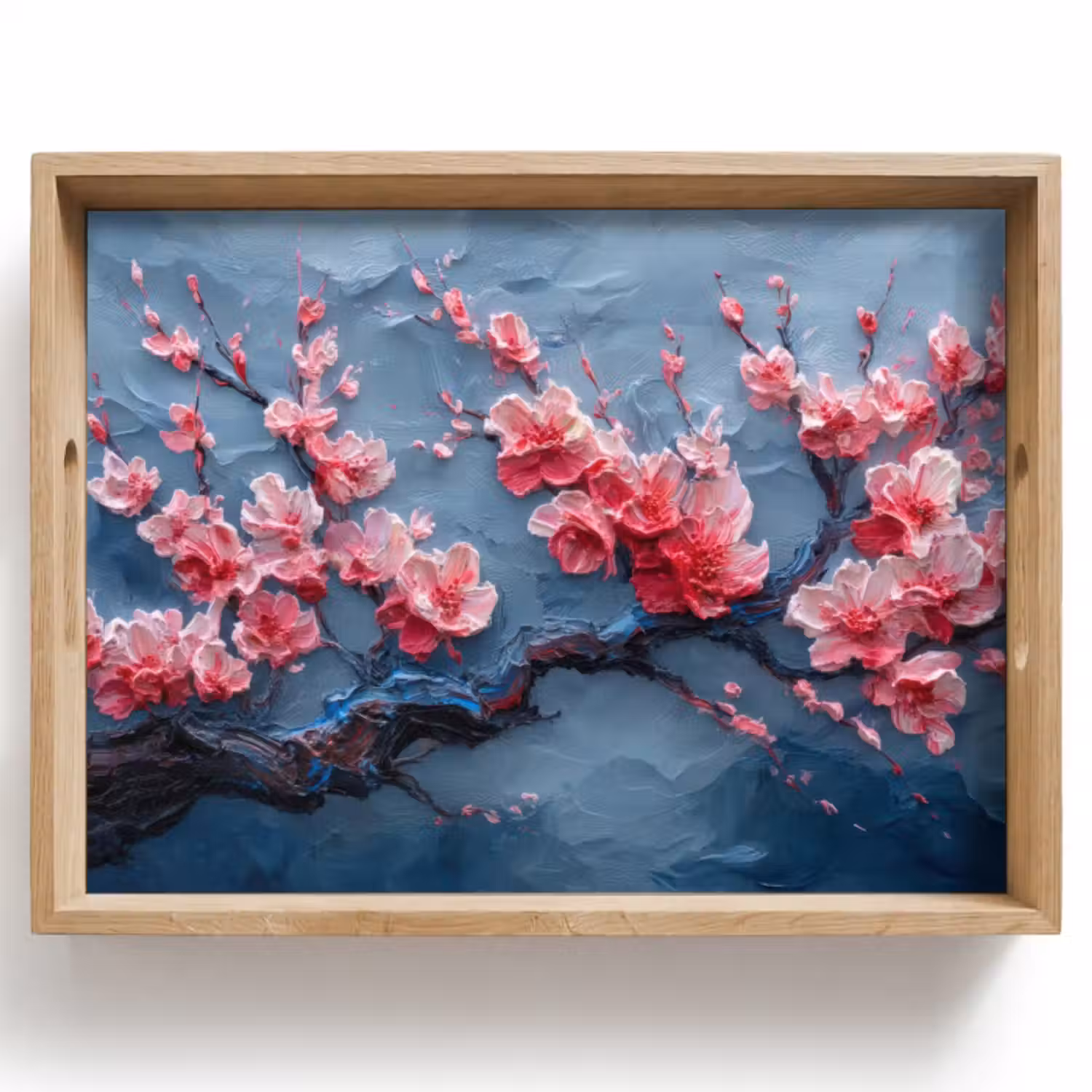 Dienblad - Bloesem - Bloem - Roze - Tak