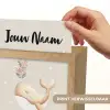 Minimalistisch - Walvis - Bloemen - Stippen Light Box met kabel (Kinderlampje) klein -USP_websiteprintNL