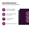 Oh hi - Paars - 3D Inductie beschermer vinyl 3mm klein -zzzzzzz-cc-usp
