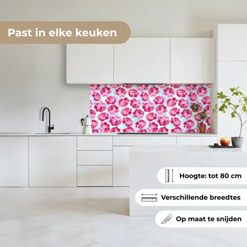 Bloemen - Rozen - Patroon keuken achterwand 2 middel 871 -sfeer4_NL