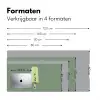 Groen - Waterijsje - Stokje - Illustratie Muismat XXL klein -sfeer5
