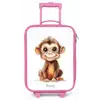 Baby aap Kinderkoffer - Roze klein -zz3dotto