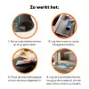 Boten - Rotsen - Zee - Zon Inductie beschermer vinyl 3mm klein -zzzzzzz-td-werking