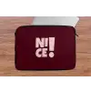 Nice - Uitroepteken - Rood laptophoes neopreen klein -tafel
